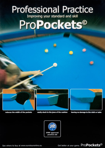 Taschenverengung "ProPockets", gelb-grün, Pool