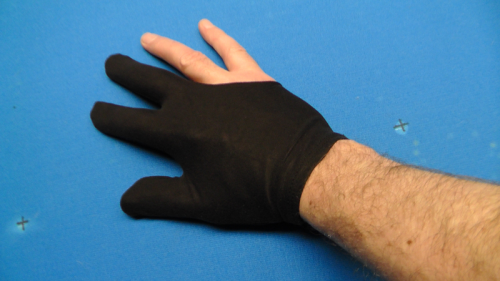 3-Finger Handschuh Dynamic schwarz, offene Spitzen